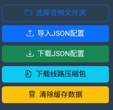 导出配置和下载压缩包
